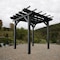 Highwood Usa Bodhi 8 x 8 Poly Outdoor Pergola Gazebo AD-PGLA0808-BKE - alternate 2
